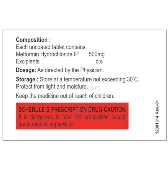 mf 500mg tablet 20's